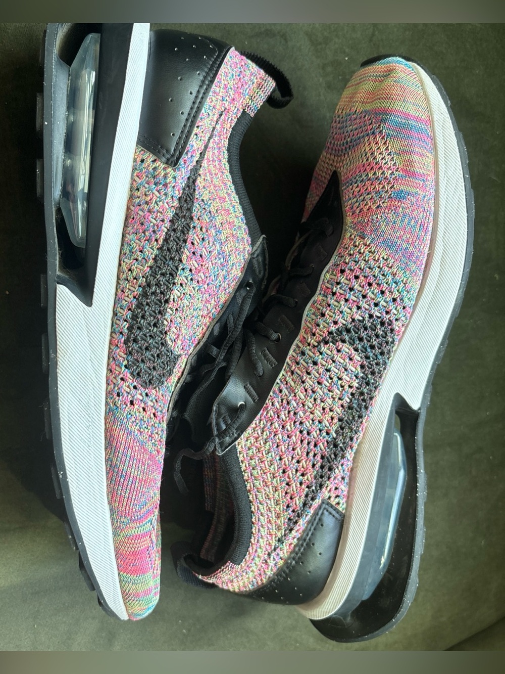 Nike Air Max Flyknit Racer Mens Size 9.5 Shoes DJ6106 300 Dawn Pre